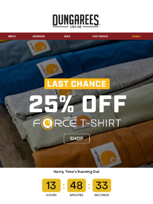 Dungarees - LAST CHANCE: The Carhartt Force® Sale Ends Tonight