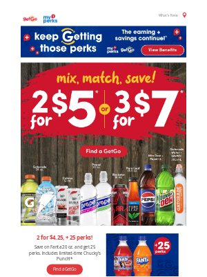 Giant Eagle - Thirsty for a Deal? 2/$5 or 3/$7, So Many Choices!