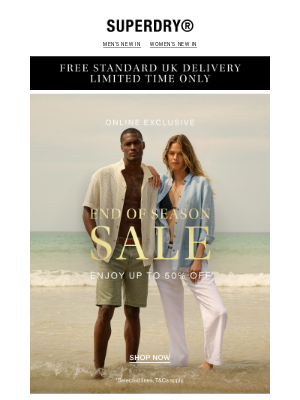 Superdry - Shop by Size: End of Season Sale