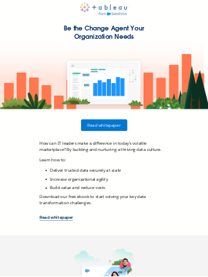 Salesforce - Read “How Successful IT Leaders Drive Data Transformation.”