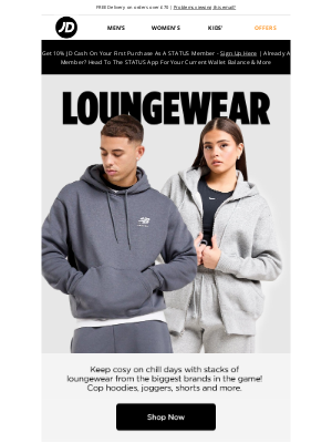 JD Sports (United Kingdom) - Keepin' It Low Key 😴