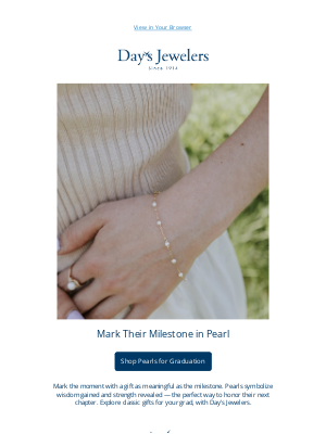 Day’s Jewelers - Mark their Milestone with Pearl 🦪