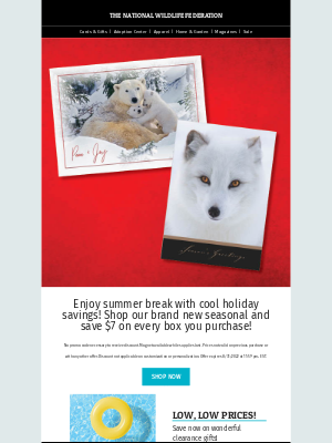 National Wildlife Federation - Beat the heat with cool winter savings!