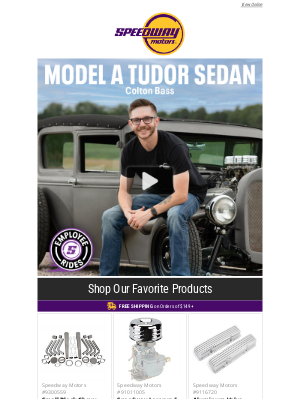 Speedway Motors - Discover the Story of Colton’s Classic Model A Tudor Sedan