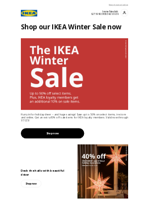 IKEA - Discover great deals this winter ❄️☃️