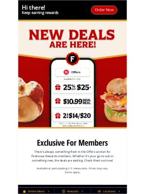 Firehouse Subs - 🔓 New Deals Unlocked