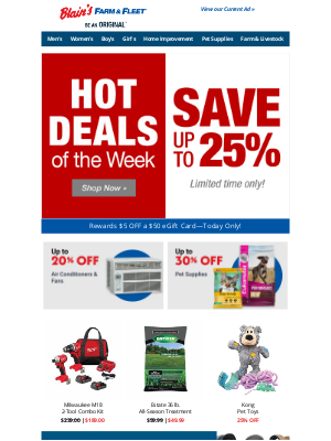Blain's Farm and Fleet - Discover This Week’s Sizzling Savings Inside 🥓