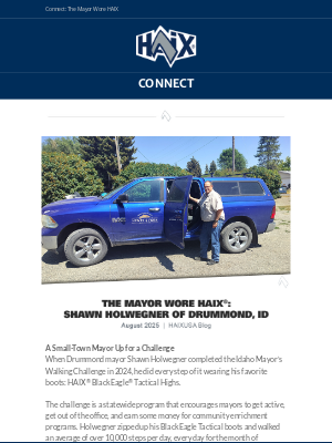 Haix North America - Connect: The Mayor Wore HAIX®