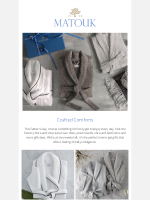 matouk.linens - Father's Day Essentials