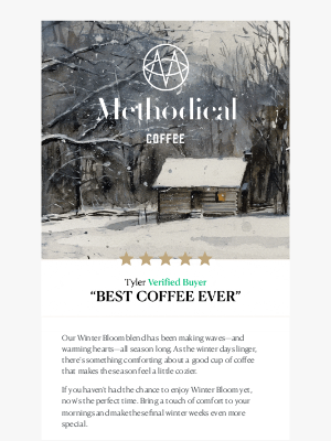 Methodical Coffee - ☕ Winter Bloom is a 5-Star Favorite ❄️