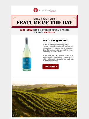 Wine Chateau - New Zealand's 1st Sauv Blanc!
