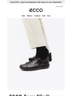 ECCO Shoes - Introducing New ECCO Easy Slip™ Tech