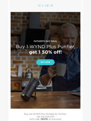 Wynd - Buy one, get one 50% off!