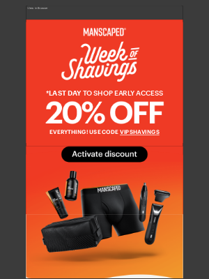 Manscaped - LAST DAY: 20% OFF Early Access 🪒💰