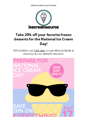 Halo Top Creamery - Prepare for National Ice Cream Day on July 17th!