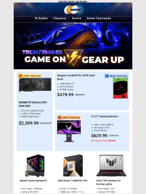 Newegg - 💻 GPUs, Gaming PCs, Gaming Laptops, Hard Drives - Top Picks