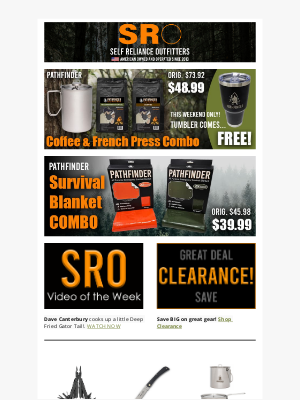 Self Reliance Outfitters - Get Ready: Exciting Camping Combos Inside!