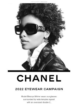 CHANEL - Sunglasses in a Maxi Format — CHANEL 2022 Eyewear Campaign