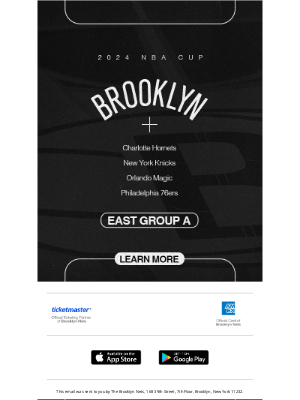 Brooklyn Nets - 2024 NBA Cup Group Draw Results