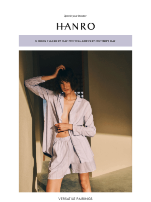 Hanro of Switzerland - Versatility With Style
