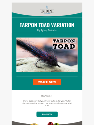 tridentflyfishing.com - How to Tie a Tarpon Toad Variation