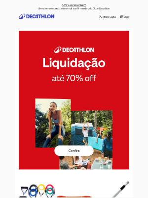 Decathlon (Brazil) - Começou a chuva de descontos! 🌧️