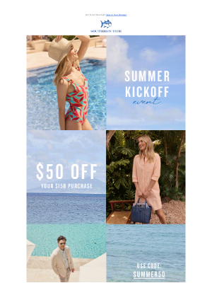 Southern Tide - TGIF: $50 off awaits