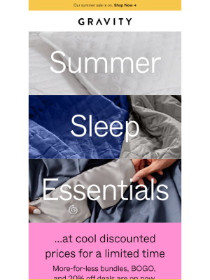 Gravity Blankets - SUMMER FLASH DEALS