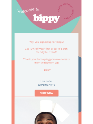 Bippy - Thanks for joining Bippy!