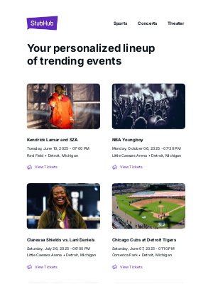 Teespring - Your event lineup: Kendrick Lamar and SZA