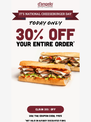Papa Gino's - Hot & Fresh: 30% OFF all your favs!🔥