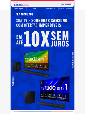 Casas Bahia (Brazil) - TV + Som de Cinema? Tem que ser Samsung 🎥