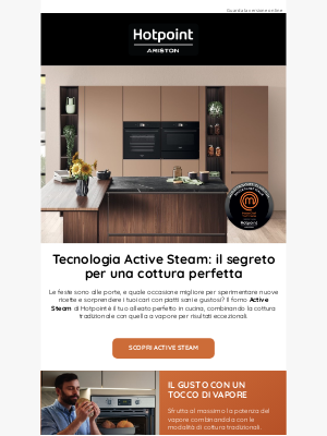 Hotpoint (Italy) - Pasqua gourmet? Inizia dal tuo forno Active Steam!