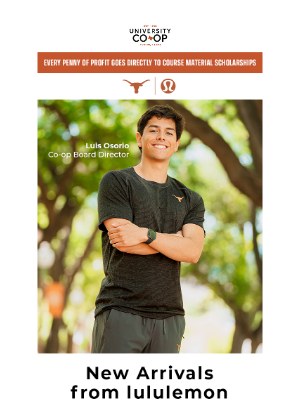 University Co-op - New from lululemon