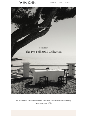 Vince - Your First Look At Pre-Fall 2025