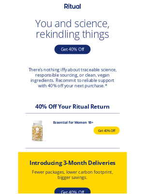 Ritual - For the summer frenzy: 40% off