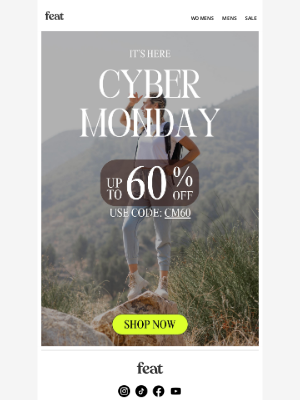Feat Socks - Cyber Monday: 60% Off Sitewide