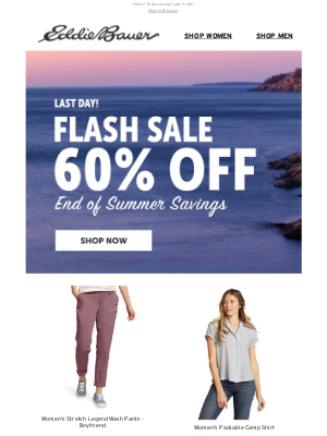 Eddie Bauer - LAST CHANCE ⌛ 60% Off!