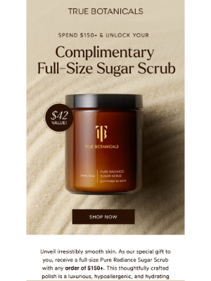True Botanicals - Complimentary Gift Ends Tomorrow