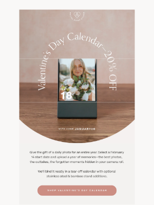 📆Take 20% off our beloved 365-day calendar 📆