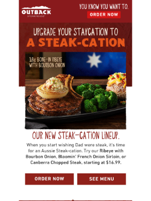 Outback Steakhouse - Steak-cation Starts Here 🥩 Savor Every Bite at Outback!