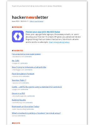 Hacker Newsletter - Hacker Newsletter #729