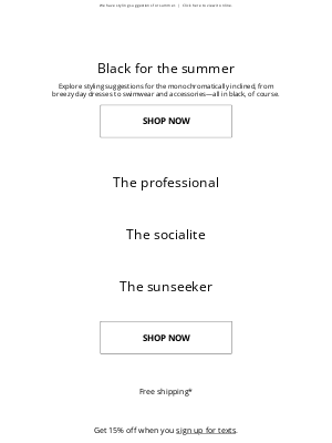 & Other Stories - You always wear black