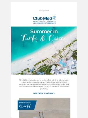 Club Med - ☀️Turks and Caicos is Calling: Summer's Officially Here