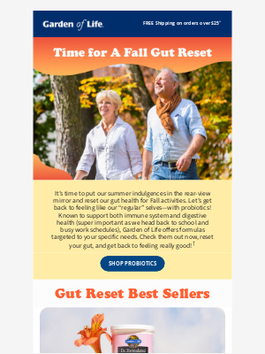 Garden of Life - Get Back to Better Poops! Time for a Gut Reset