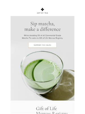 Art of Tea - Matcha that gives the Gift of Life