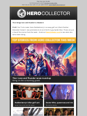Eaglemoss - HC News | Thor: Love and Thunder strikes cinemas!