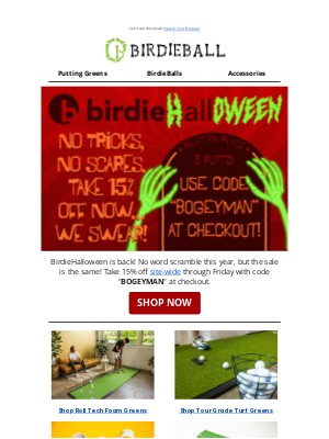 Birdie Ball - 💀 15% Off Site-Wide!