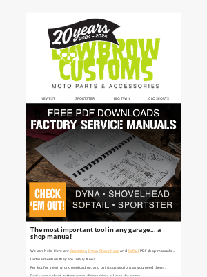 Lowbrow Customs - The most important tool in any garage 🔧🗜️🔨...?