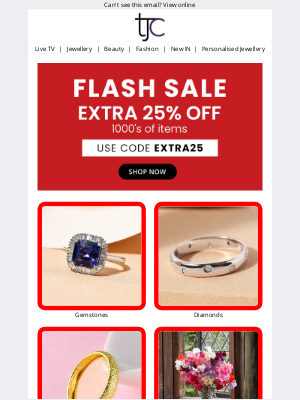 The Jewellery Channel - SALE! Extra 20% off almost everything! Ends midnight!